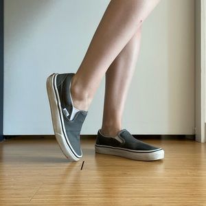 Grey slip on Vans
